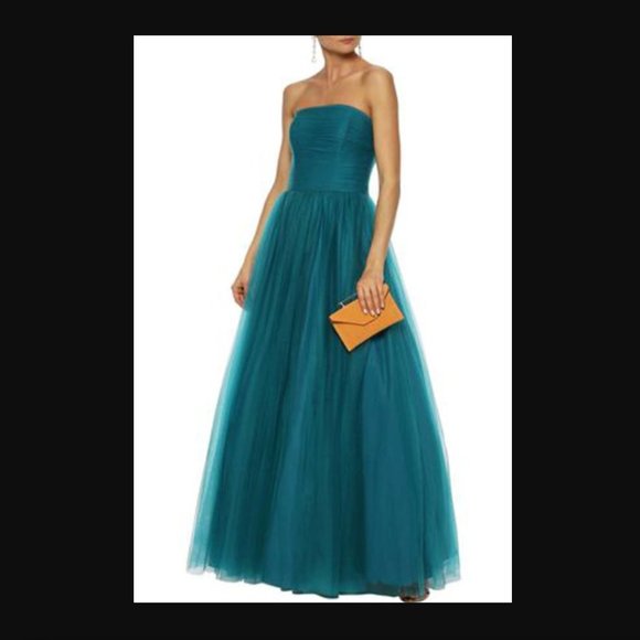 Badgley Mischka Dresses & Skirts - NWOT Badgley Mischka Collection Strapless Tulle Ball Gown - US 14 / XL